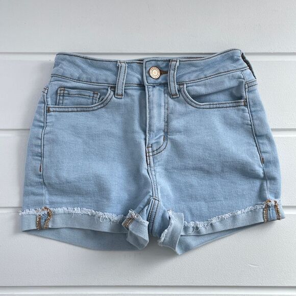 Lot of Destructed High Waist Shortie Jean Shorts RSQ/Pacific Sun/SO/Tgla/Windsor - Picture 5 of 16